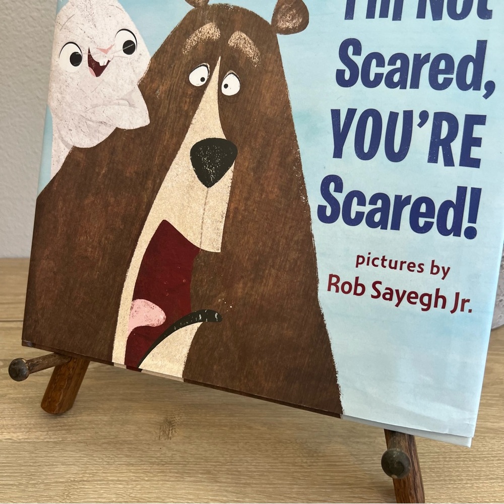 Seth Meyers I’m Not Scared You’re Scared Hardcover Kids Picture Book 2022 - Picture 3 of 15